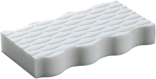 Mr. Clean - 2.4" Long x 4.6" Wide x 0.7" Thick Eraser - Medium-Duty, White - Exact Tool & Supply