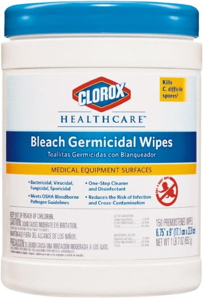 Clorox Healthcare - Pre-Moistened Disinfecting Wipes - Exact Tool & Supply