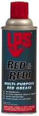 LPS - 11 oz Aerosol General Purpose Grease - Red, 450°F Max Temp, NLGIG 2, - Exact Tool & Supply