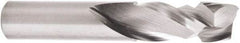 Amana Tool - 1/2" Cutting Diam x 1-1/4" Length of Cut, 2 Flute, Compression Spiral Router Bit - Right Hand Cut, Solid Carbide, 3" OAL x 1/2" Shank Diam, Laminate Trim - Exact Tool & Supply