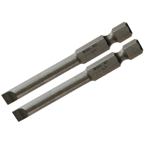 2.5MM 70MM OAL SLOT POWER BIT 2/PK - Exact Tool & Supply