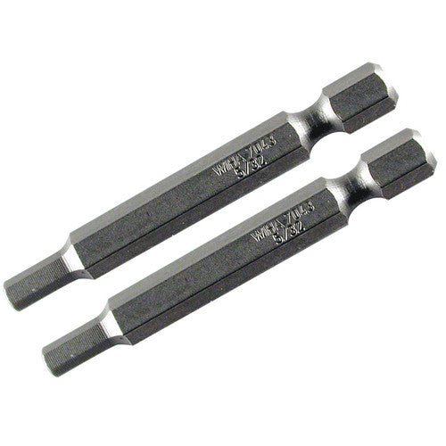 2.0MM 70MM OAL HEX POWER BIT 2/PK - Exact Tool & Supply