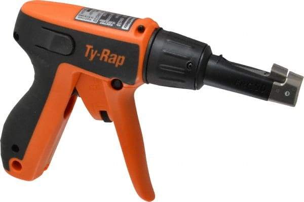Thomas & Betts - 3/32 to 0.184 Inch Wide, 18 to 50 Lb. Tensile Strength, Plastic Cable Tie Installation Tool - Automatic Actuation, RoHS Compliant - Exact Tool & Supply