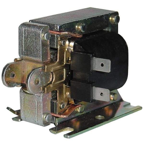 Guardian Electric - 583 Milliamp, 1/8 to 1 Inch Stroke, Pull Force, Laminated Electrical Solenoid - 120 VAC Volt, Quick Connect, 1-5/8 Inch Long - Exact Tool & Supply