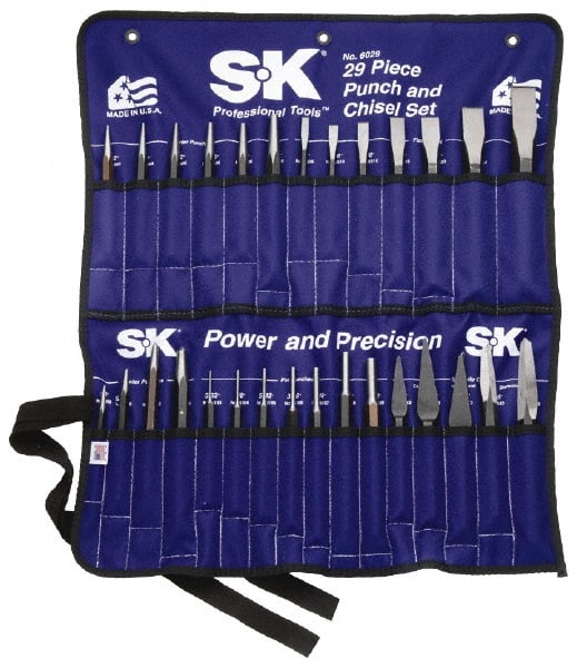 SK - 29 Piece Punch & Chisel Set - Exact Tool & Supply