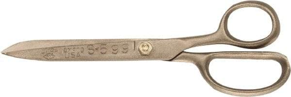 Ampco - 4-1/2" LOC, 8" OAL Nickel Aluminum Bronze Nonsparking - For General Purpose Use - Exact Tool & Supply