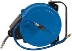 PRO-SOURCE - 40' Spring Retractable Hose Reel - 300 psi, Hose Included - Exact Tool & Supply