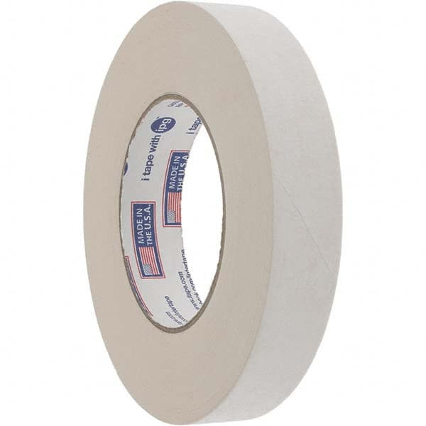 Intertape - 1" Wide x 36 Yd Long x 7 mil Tan/Natural Paper Masking Paper - Exact Tool & Supply