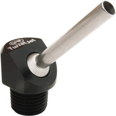 QPM Products - 5/16" Hose Inside Diam, Coolant Hose Nozzle - NPT, for Use with CNC Lathes - Exact Tool & Supply