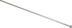 Gibraltar - 11/64" Pin Diam, 11/32" Head Diam x 3/16" Head Height, 14" OAL, Straight Ejector Pin - Steel, 13-13/16" Pin Length - Exact Tool & Supply
