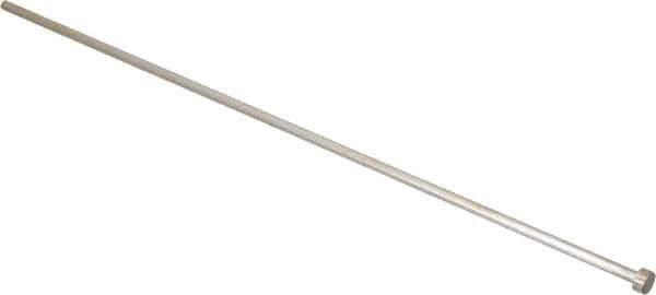 Gibraltar - 13/64" Pin Diam, 3/8" Head Diam x 3/16" Head Height, 14" OAL, Straight Ejector Pin - Steel, 13-13/16" Pin Length - Exact Tool & Supply