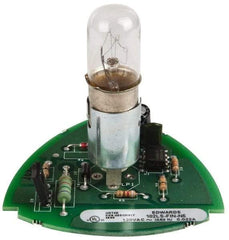 Edwards Signaling - Incandescent Lamp, Clear, Flashing, Stackable Tower Light Module - 120 VAC, 0.08 Amp, IP54, IP65 Ingress Rating, 3R, 4X NEMA Rated, Panel Mount, Pipe Mount - Exact Tool & Supply