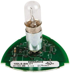 Edwards Signaling - Incandescent Lamp, Clear, Steady, Stackable Tower Light Module - 24 VDC, 0.32 Amp, IP54, IP65 Ingress Rating, 3R, 4X NEMA Rated, Panel Mount, Pipe Mount - Exact Tool & Supply
