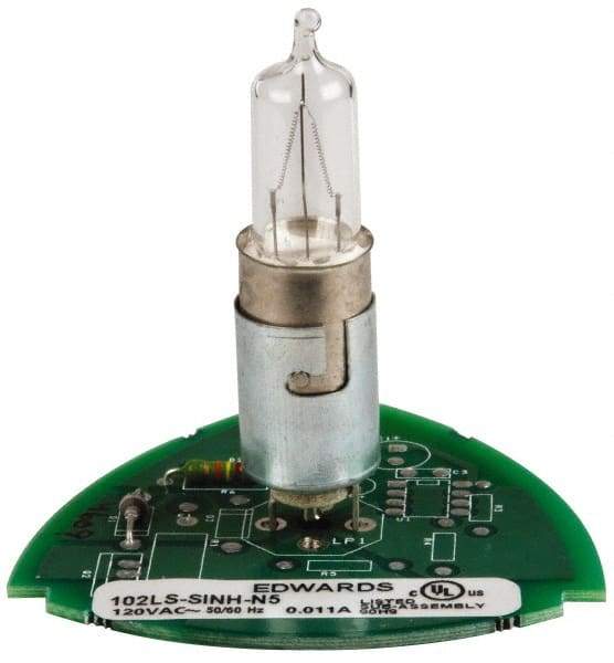 Edwards Signaling - Halogen Lamp, Clear, Steady, Stackable Tower Light Module - 120 VAC, 0.11 Amp, IP54, IP65 Ingress Rating, 3R, 4X NEMA Rated, Panel Mount, Pipe Mount - Exact Tool & Supply