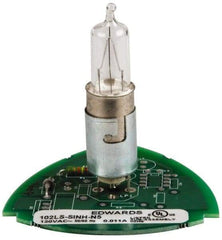 Edwards Signaling - Halogen Lamp, Clear, Steady, Stackable Tower Light Module - 120 VAC, 0.11 Amp, IP54, IP65 Ingress Rating, 3R, 4X NEMA Rated, Panel Mount, Pipe Mount - Exact Tool & Supply