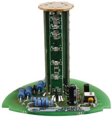 Edwards Signaling - LED Lamp, Amber, Flashing, Stackable Tower Light Module - 24 VDC, 0.06 Amp, IP54, IP65 Ingress Rating, 3R, 4X NEMA Rated, Panel Mount, Pipe Mount - Exact Tool & Supply