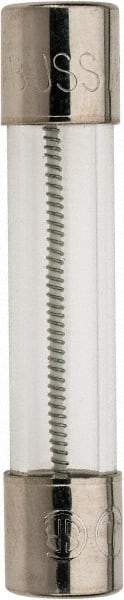 Cooper Bussmann - 250 VAC, 32 VDC, 1.2 Amp, Time Delay Miniature Glass Fuse - 1-1/4" OAL, 1/4" Diam - Exact Tool & Supply