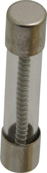 Cooper Bussmann - 250 VAC, 32 VDC, 7 Amp, Time Delay Miniature Glass Fuse - 1-1/4" OAL, 1/4" Diam - Exact Tool & Supply