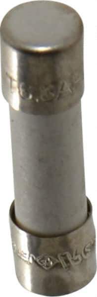 Cooper Bussmann - 250 VAC, 32 VDC, 6.3 Amp, Time Delay Miniature Ceramic Fuse - 20mm OAL, 5mm Diam - Exact Tool & Supply