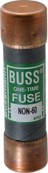Cooper Bussmann - 125 VDC, 250 VAC, 60 Amp, Fast-Acting General Purpose Fuse - Fuse Holder Mount, 76.2mm OAL, 50 at AC/DC kA Rating, 13/16" Diam - Exact Tool & Supply