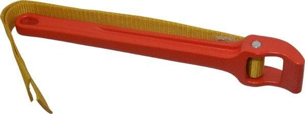 Ridgid - 2" Max Pipe Capacity, 17" Long, Strap Wrench - 3-1/2" Actual OD, 11-3/4" Handle Length - Exact Tool & Supply