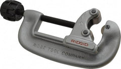 Ridgid - 1" to 3-1/8" Pipe Capacity, Screw Feed Tubing Cutter - Cuts Copper, Aluminum, Brass - Exact Tool & Supply