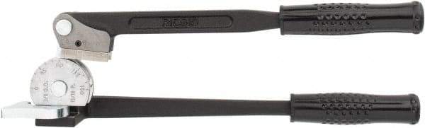 Ridgid - 3/8" Capacity, Tubing Bender - Works on Copper, Steel & Stainless Steel Tubing - Exact Tool & Supply