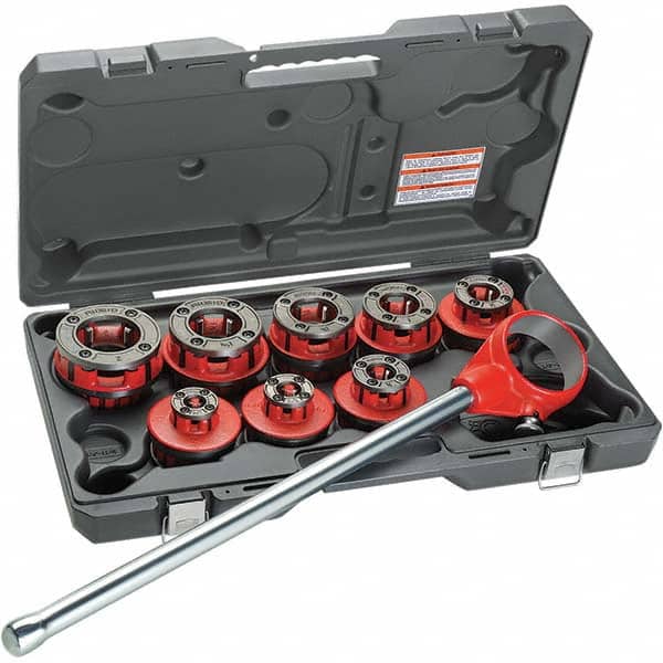 Ridgid - Pipe Threader Dies Material: Steel Thread Size (Inch): 1/2 - 2" - Exact Tool & Supply