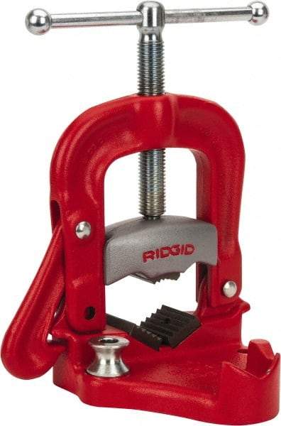 Ridgid - 1/8" to 4" Pipe Capacity, Bench Yoke Vise - Exact Tool & Supply