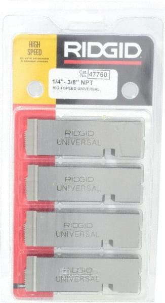 Ridgid - 1/4-18 - 3/8-18 NPT Thread, 12° Hook Angle, Right Hand, High Speed Steel Pipe Chaser - Ridgid 504A, 711, 713, 811A, 815A, 816, 817, 842 Compatibility - Exact Tool & Supply