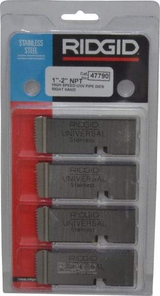 Ridgid - 1 - 11-1/2 - 2 - 11-1/2 NPT Thread, 16° Hook Angle, Right Hand, High Speed Steel Pipe Chaser - Ridgid 504 Compatibility - Exact Tool & Supply