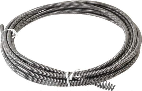 Ridgid - 5/16" x 25' Inner Core with Bulb Auger Cable for Drain Cleaning Machine Sink Drum - For Use with Models K25, K39, K3800 & K50 - Exact Tool & Supply