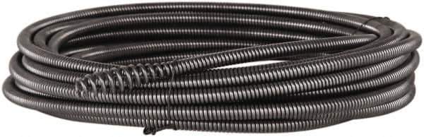 Ridgid - 3/8" x 35' Drain Cleaning Machine Cable - Bulb Auger, 1-1/4" to 1-1/2" Pipe, Use with Models K39, K40 & K50 - Exact Tool & Supply