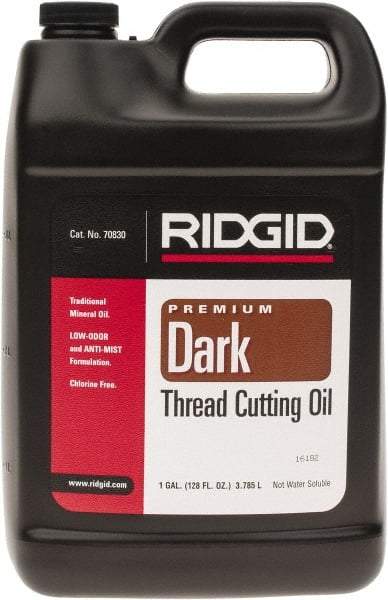 Ridgid - Dark Cutting Oil - 1 Gallon Jug - Exact Tool & Supply