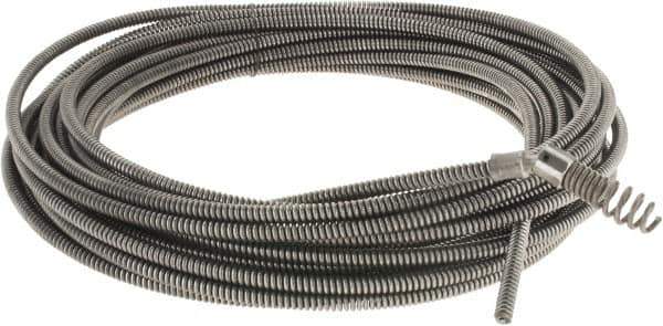 Ridgid - 5/16" x 50' Drain Cleaning Machine Cable - Drophead, 3/4" to 1-1/2" Pipe, Use with Models K39, K40 & K50 - Exact Tool & Supply