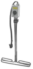 Made in USA - 240 Volt, 1 Phase, 6,000 Watt, T Type Sink Sanitizer Heater - 26" Leg Length - Exact Tool & Supply