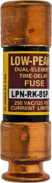 Cooper Bussmann - 125 VDC, 250 VAC, 4.5 Amp, Time Delay General Purpose Fuse - Fuse Holder Mount, 50.8mm OAL, 100 at DC, 300 at AC (RMS) kA Rating, 9/16" Diam - Exact Tool & Supply