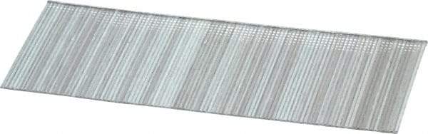 Porter-Cable - 18 Gauge 2" Long Brad Nails for Power Nailers - Grade 2 Steel, Galvanized Finish, Smooth Shank, Straight Stick Collation, Brad Head, Chisel Point - Exact Tool & Supply