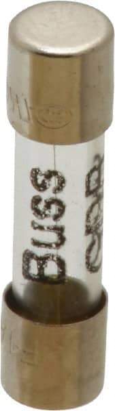 Cooper Bussmann - 250 VAC, 32 VDC, 1 Amp, Fast-Acting Miniature Glass Fuse - 20mm OAL, 5mm Diam - Exact Tool & Supply