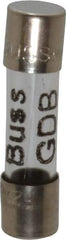 Cooper Bussmann - 250 VAC, 32 VDC, 0.2 Amp, Fast-Acting Miniature Glass Fuse - 20mm OAL, 5mm Diam - Exact Tool & Supply