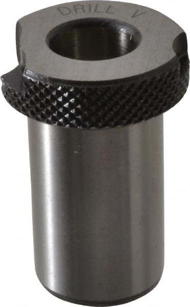 Boneham - Type SF, Letter V Inside Diam, Head, Slip Fixed Drill Bushing - Exact Tool & Supply