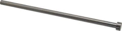 Gibraltar - 5/16" Pin Diam, 1/2" Head Diam x 1/4" Head Height, 8" OAL, Straight Ejector Pin - Steel, 7-3/4" Pin Length - Exact Tool & Supply