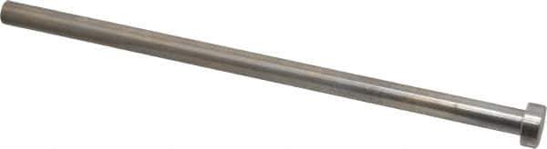 Gibraltar - 3/8" Pin Diam, 5/8" Head Diam x 1/4" Head Height, 8" OAL, Straight Ejector Pin - Steel, 7-3/4" Pin Length - Exact Tool & Supply