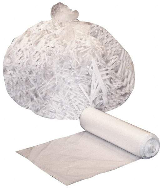 Ability One - 6µ Thick, Household/Office Trash Bags - High-Density Polyethylene (HDPE), 24" Wide x 24" High, Natural (Color) - Exact Tool & Supply