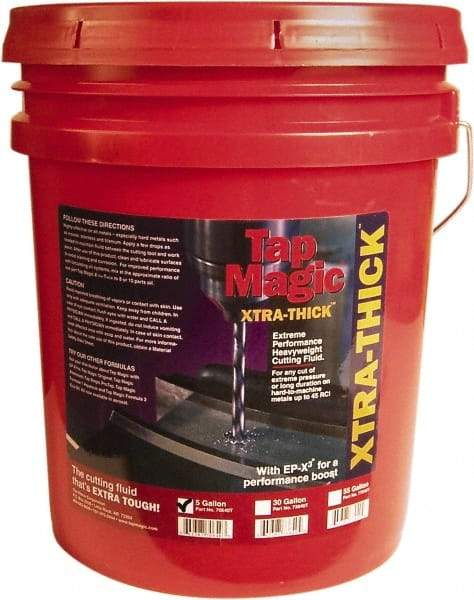 Tap Magic - Tap Magic Xtra-Thick, 5 Gal Pail Cutting Fluid - Semisynthetic - Exact Tool & Supply