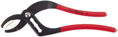 Proto - 9-1/2" OAL, 2-1/2" Max Capacity, 4 Position Tongue & Groove Pliers - Smooth Curved Jaws, Curved Head, Plastic Dipped Handles - Exact Tool & Supply