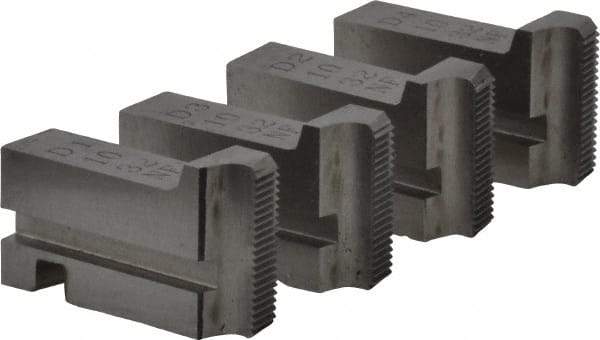 GTD - #10-32 UNF Thread, 15° Hook Angle, Projection, Right Hand High Speed Steel Chaser - Geometric 9/16 DSA Compatibility, 45° Chamfer Angle - Exact Tool & Supply