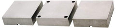 Kurt - 6" Jaw Width, 1.728" Jaw Height, Standard, Vise Jaw Set - Cast Iron, 3 Jaws, 6 HD & HDL Vise Compatibility - Exact Tool & Supply