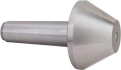 Riten - MT6 Taper Shank, 6-1/2" Head Diam Live Center - 4-5/16" Head Length, 3" Point Diam, 4-15/16" Point Len, 4,800 Lb Max Workpc, Bull Nose Point - Exact Tool & Supply