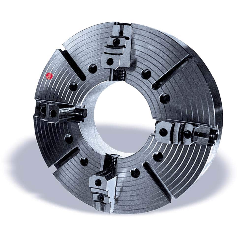 Atlas Workholding - Manual Lathe Chucks; Chuck Type: Independent ; Nominal Chuck Size: 28 ; Number of Jaws: 4 ; Mount: A2-15 ; Through-Hole Diameter (Decimal Inch): 10.5100 ; Body Material: Forged Steel - Exact Tool & Supply